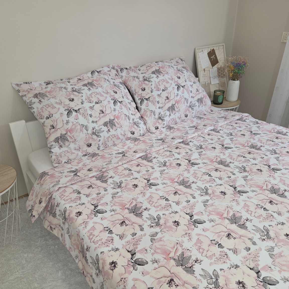 Komplet Pościeli Peonia 100% bawełna - obrazek 5