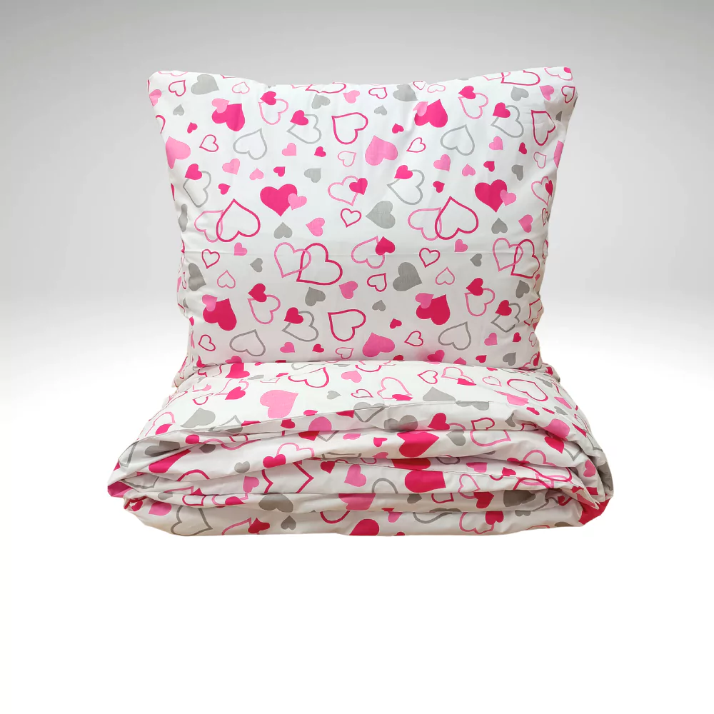 Komplet Pościeli SERCA 100% bawełna - obrazek 2