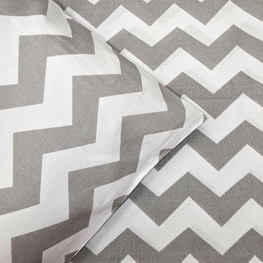 Komplet Pościeli Zygzak szary - obrazek 2