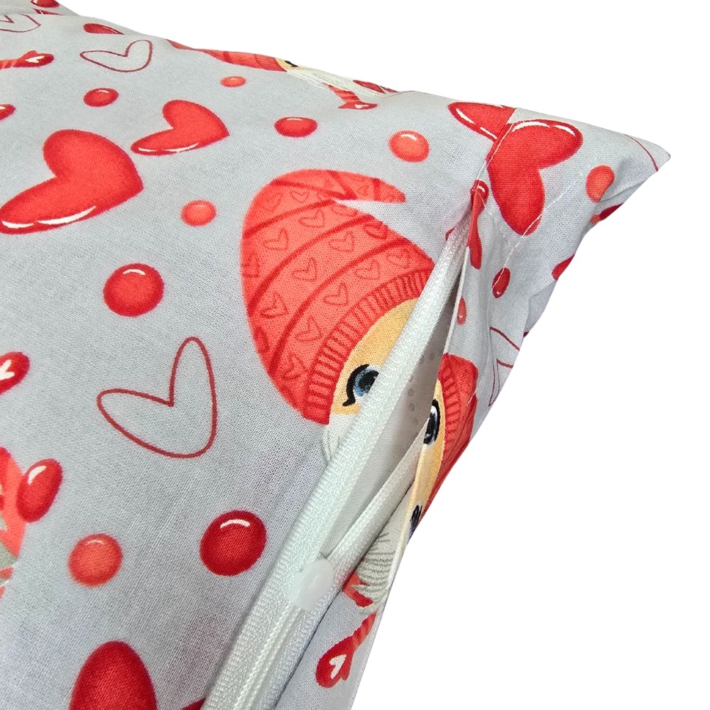 Poszewka na Jasiek Roześmiane Mikołaje - obrazek 3