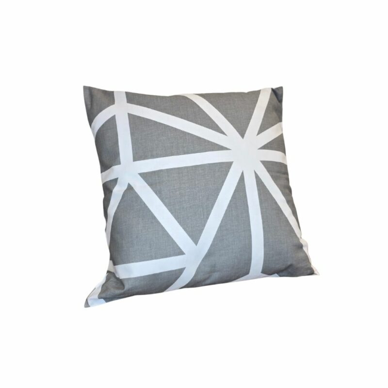 Poszewka na Jasiek Geometria szara - obrazek 2