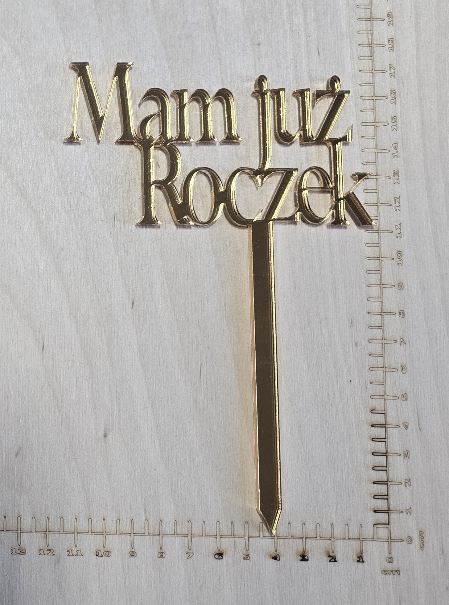 Topper Mam już Roczek III - obrazek 2