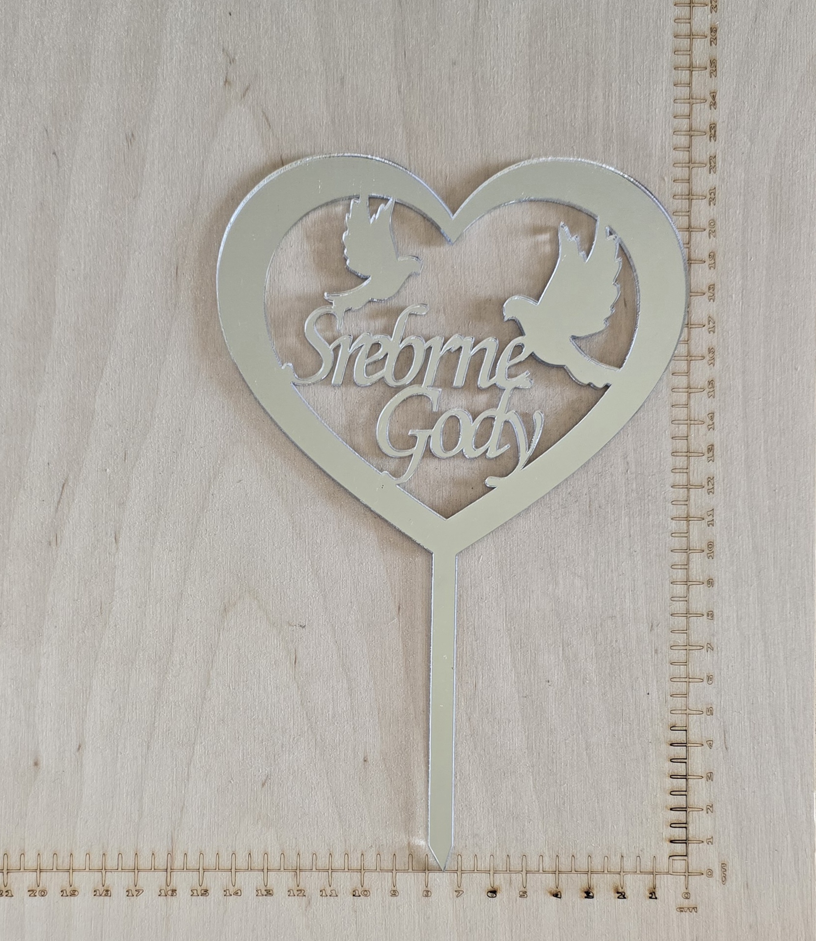 Topper Srebrne Gody I - obrazek 2