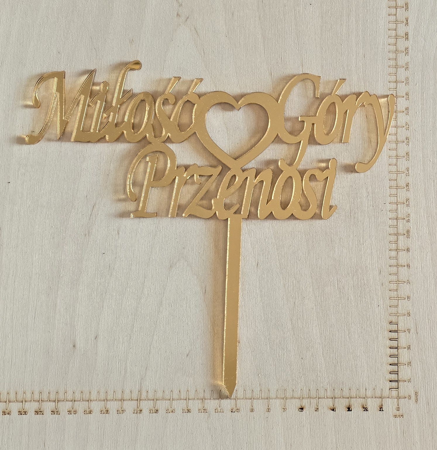 Topper Miłość Góry Przenosi I - obrazek 2