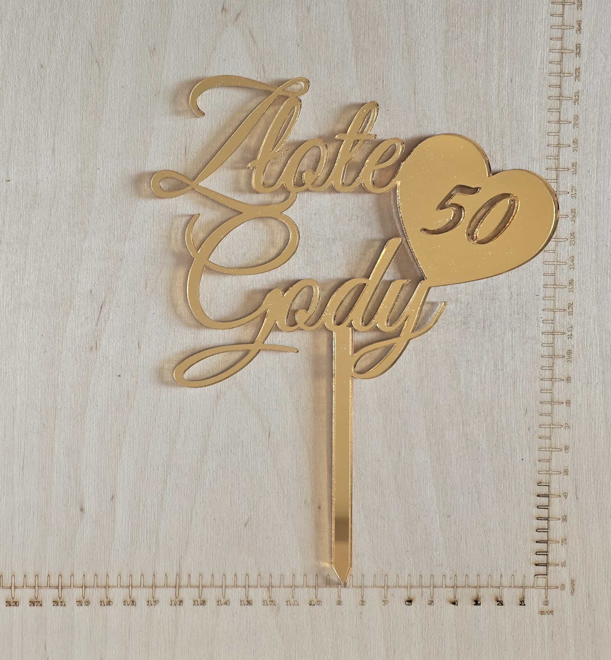 Topper Złote Gody I - obrazek 2