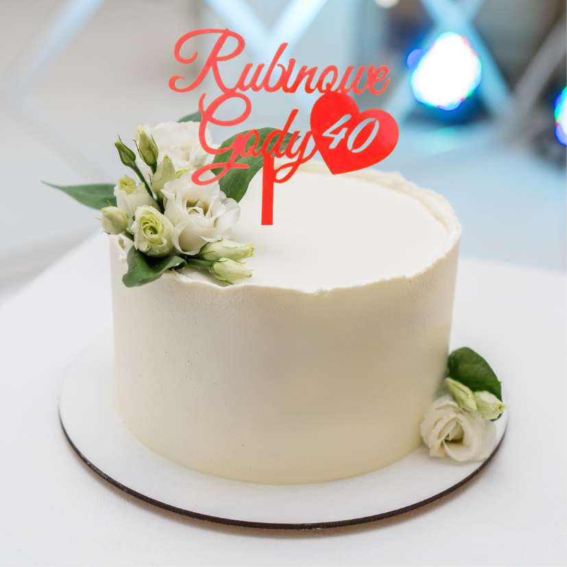 Topper Rubinowe Gody II - obrazek 4