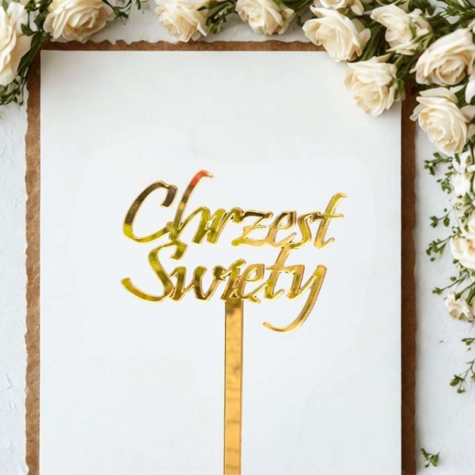 Topper Chrzest Święty IV