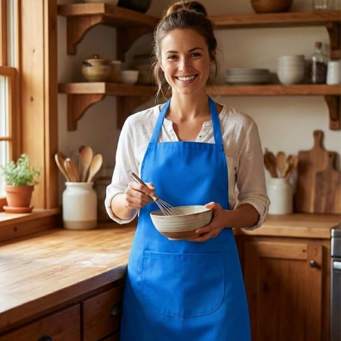 Fartuch niebieski - obrazek 2