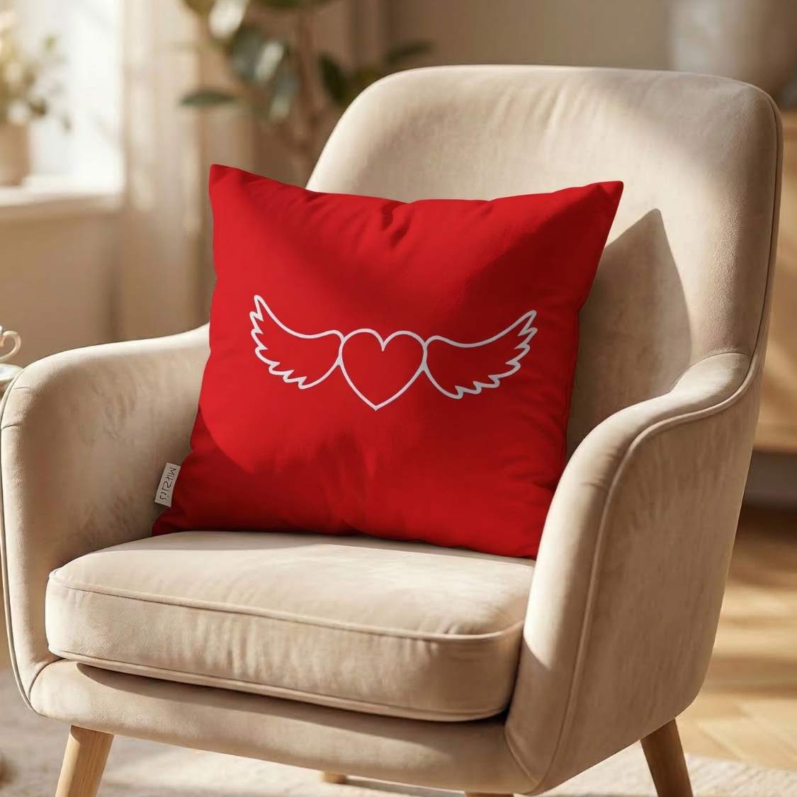 POSZEWKA NA PODUSZKĘ SERCE 100% bawełna