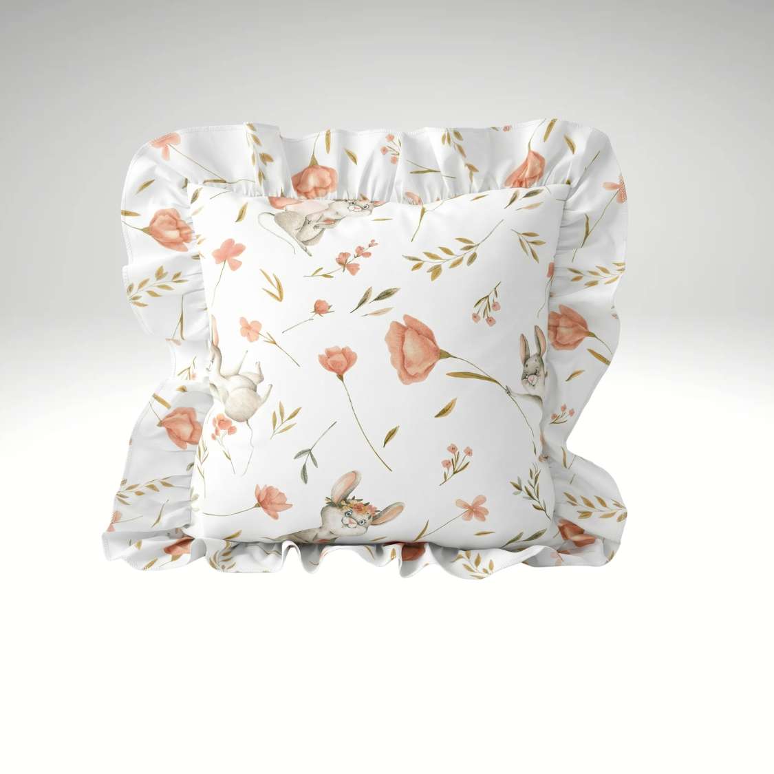 Poszewka na Jasiek Polna Mysz falbanka100% bawełna - obrazek 2