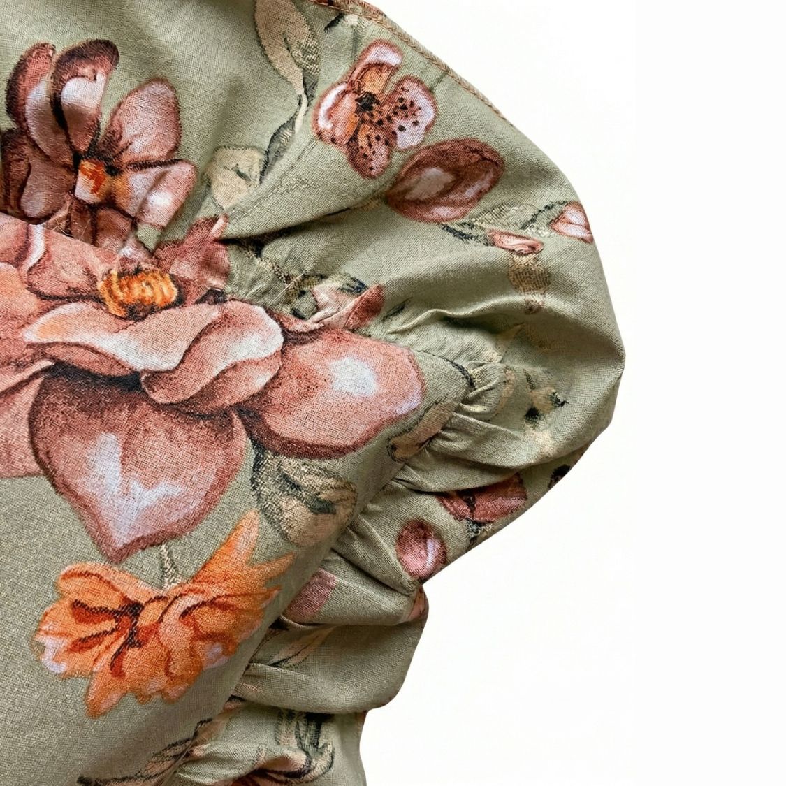 Poszewka na Jasiek Ogród Magnoliowy falbanka100% bawełna - obrazek 4