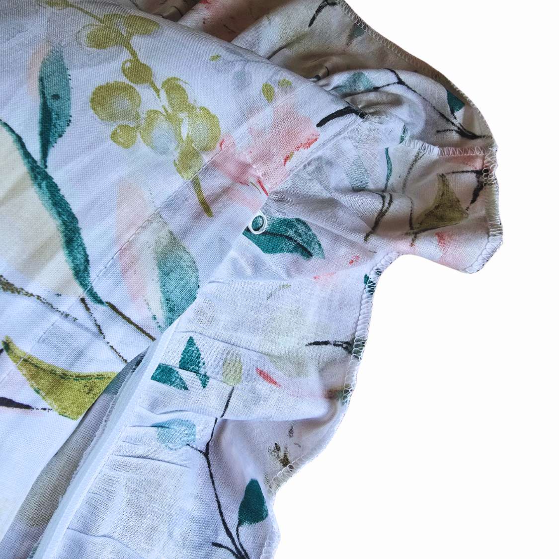 Poszewka na Jasiek Kolibry falbanka 100% bawełna - obrazek 4