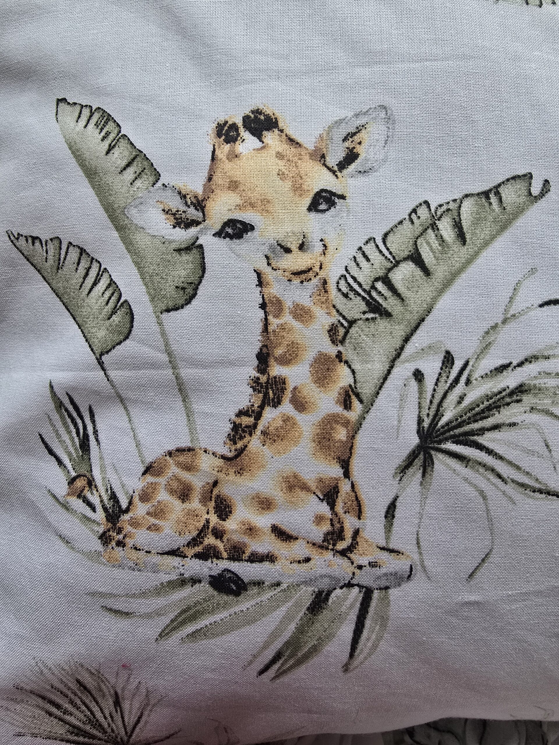 Komplet Pościeli Zwierzęta ZOO Falbanka 100 % Bawełna - obrazek 2