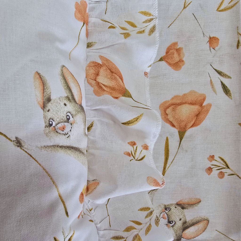 Komplet Pościeli Polna Mysz falbanka 100 % Bawełna - obrazek 4