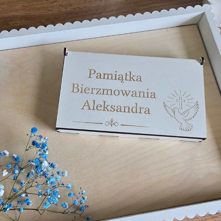 Pudełko na pieniążki na Bierzmowanie - obrazek 2