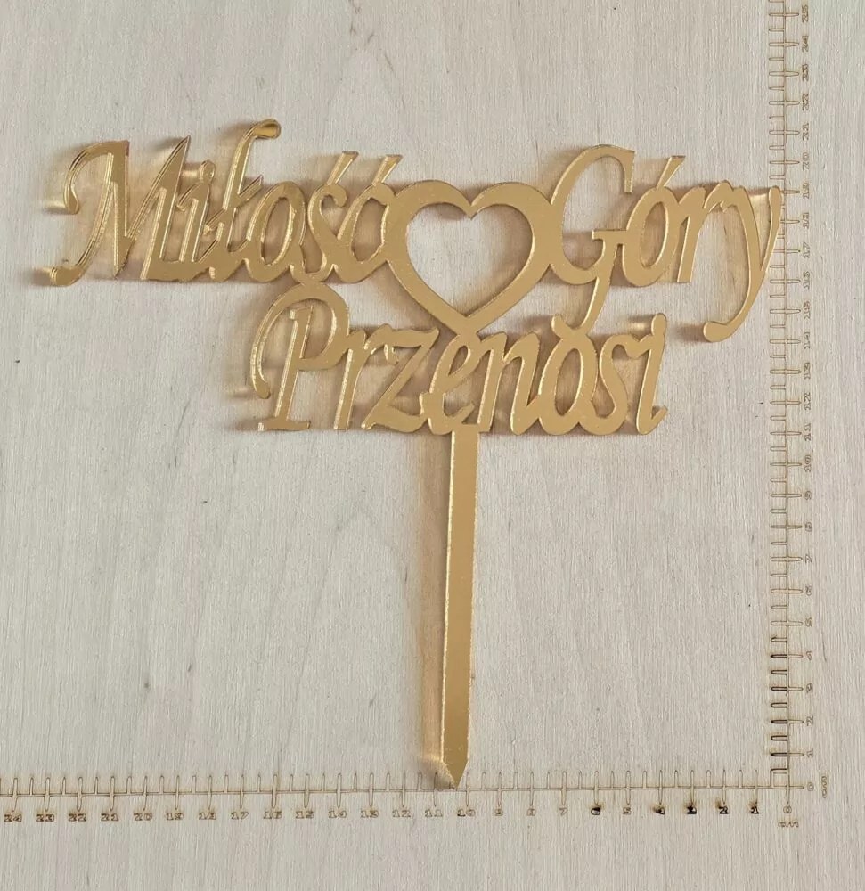 Topper Miłość Góry Przenosi I - obrazek 2