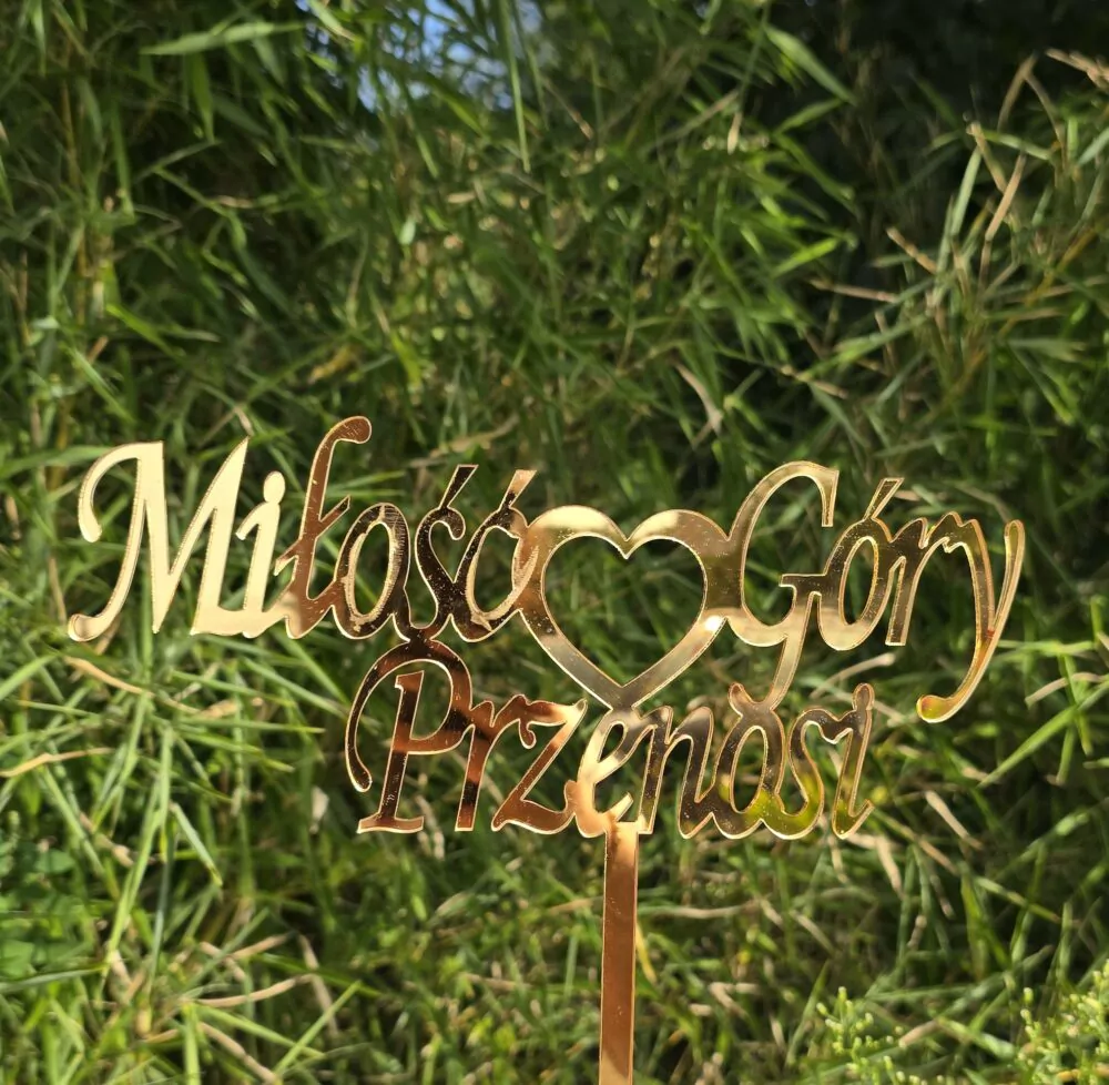 Topper Miłość Góry Przenosi I - obrazek 3