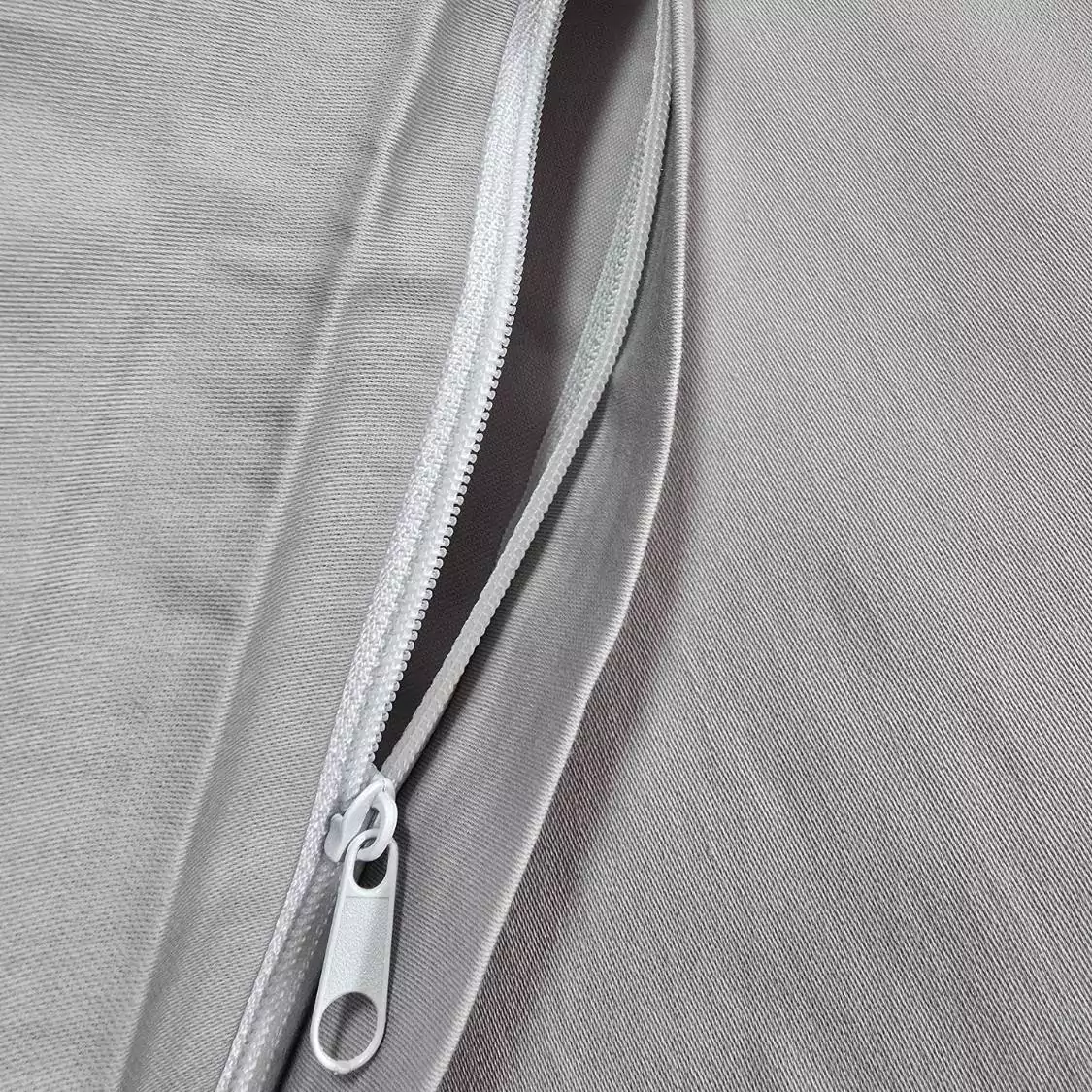 Komplet Szaro jasna satyna - obrazek 4