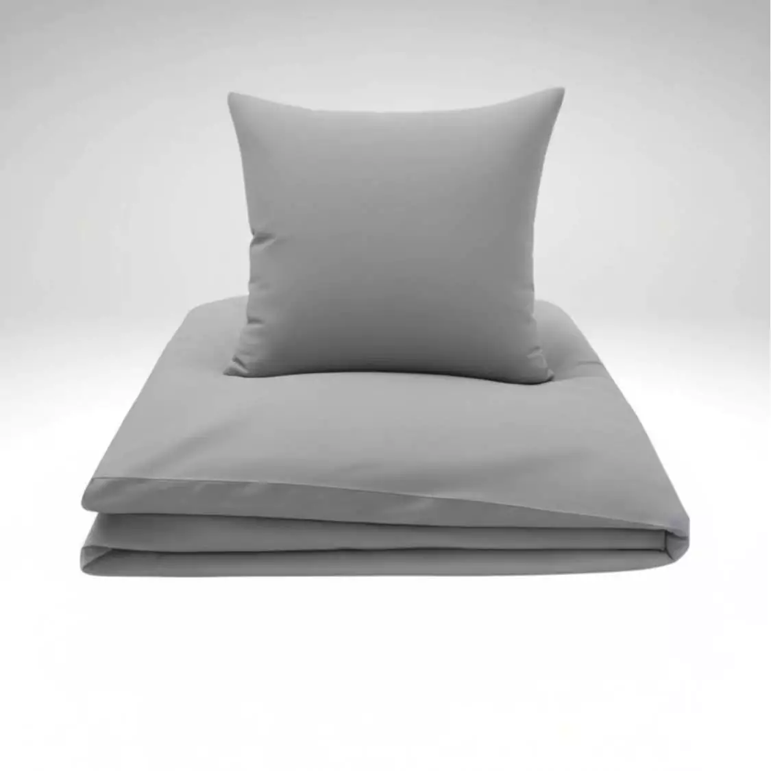 Komplet Szaro jasna satyna - obrazek 2